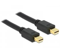Delock Cable mini Displayport male - male 1.5m  black ( 83474 83474 83474 ) kabelis video  audio