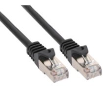 InLine Patchcord SF/UTP Cat.5e   black 25m (72525S) ( 72525S 72525S 72525S ) tīkla kabelis