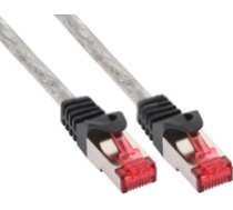 InLine 0 5m Cat.6 Patchkabel 1000 Mbit RJ45 - transparent ( 76450T Inline_ 76450T ) tīkla kabelis