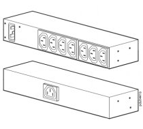 APC Rack PDU  Basic  0U/1U  120-240V/15A  220-240V/10A  (8) C13 ( AP6015A AP6015A AP6015A ) UPS aksesuāri