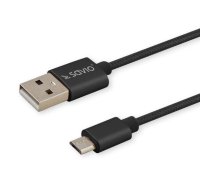 Savio CL-129 USB cable 2 m USB 2.0 USB A USB C Black ( CL 129 SAVIO CL-129 ) USB kabelis