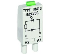 Relpol Modul sygnalizacyjny LD  diody: LED zielony + D  24-60V DC M42G szary (854843) 854843 (5900005099175) ( JOINEDIT17953767 )