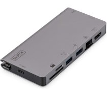 ASSMANN USB Type-C Multiport Travel Dock ( DA 70877 4016032456674 ) dock stacijas HDD adapteri
