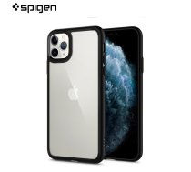 Spigen Īpaši elastīgs aizmugures maks ar prettriecienu īpašībām priekš Apple iPhone 11 Pro Max ar Matēti-melnu apmalu ( 075CS27136 075CS27136 075CS27136 ) maciņš  apvalks mobilajam telefonam