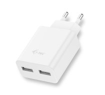 i-tec USB Power Charger 2-Port 2.4A White 2x USB Port DC 5V max. 2.4A ( CHARGER2A4W CHARGER2A4W CHARGER2A4W ) iekārtas lādētājs