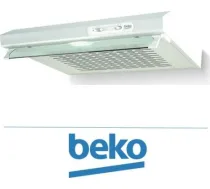 BEKO Hood CFB6310W Width 60 cm Wall-mounted Led lights White ( CFB6310W 8690842106750 ) Tvaika nosūcējs