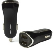 Car charger 2xUSB 2.1A black ( Beline0006 ) iekārtas lādētājs