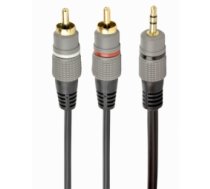 Gembird 3.5 mm stereo - 2 RCA 1.5m 8716309104760 ( CCA 352 1.5M ) kabelis video audio