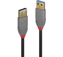 Lindy USB 3.0 Kabel Typ A/A Anthra Line M/M 5m ( 36754 36754 36754 ) USB kabelis