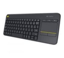 LOGITECH Wireless Touch Keyboard K400 Plus - EMEA - Hungarian layout - Dark Grey ( 920 007157 ) klaviatūra