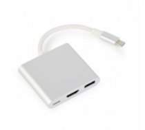 Gembird USB-C to HDMI 8716309112062 ( A CM HDMIF 02 SV ) USB centrmezgli