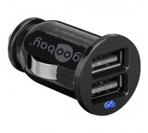 Twin USB Car Charger (2x USB) OEM Goodbay Dual USB car charger 2 1A 5 V ( 4040849441776 ) iekārtas lādētājs