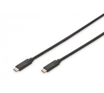 Digitus Type-C cable  1 m  black (AK-300139-010-S) ( AK 300139 010 S AK 300139 010 S AK 300139 010 S ) USB kabelis
