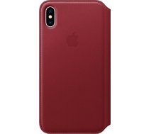 iPhone XS Max Leather Folio - (PRODUCT)RED ( MRX32ZM/A MRX32ZM/A MRX32ZM/A ) maciņš  apvalks mobilajam telefonam