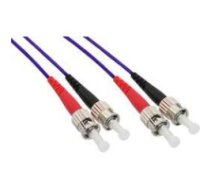 InLine Patchcord swiatlowodowy ST/ST   50/125µm    OM4 2m (81502P) ( 81502P 81502P 81502P ) tīkla kabelis