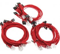 Super Flower Sleeve Cable Kit - rot ( SF 1000CS RD SF 1000CS RD ) Barošanas bloks  PSU