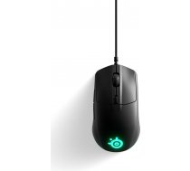 SteelSeries Rival 3 Gaming Mouse  Wired  Black ( STEEL 62513 62513 STEEL 62513 ) Datora pele
