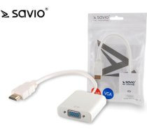 Savio CL-27B video cable adapter HDMI Type A (Standard) VGA (D-Sub) White ( CL 27/B CL 27/B CL 27/B )