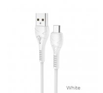 Hoco X37 Izturīgs USB 2.0 uz Type-C Datu  Uzlādes kabelis 1m Balts ( 6931474710512 6931474710512 X37TYPEC1MWH ) USB kabelis