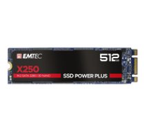 SSD 512GB EMTEC M.2 SATA X250  2 5" (6.3cm) intern ( ECSSD512GX250 ECSSD512GX250 ECSSD512GX250 ) SSD disks