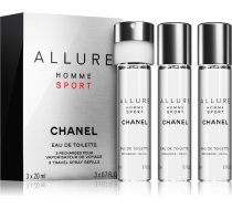 Chanel Allure Homme Sport EDT 3x20ml Vīriešu Smaržas
