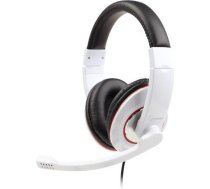 Gembird MHS-03-WTRDBK headphones/headset Wired Head-band Gaming Black Red White 8716309113663 ( MHS 03 WTRDBK ) austiņas