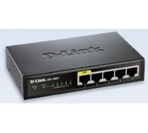 D-Link 5-Port Fast Ethernet PoE Desktop Switch  1 PoE port max. 15.4 W ( DES 1005P/E DES 1005P/E DES 1005P/E ) komutators
