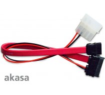 Akasa mSATA - SATA  0.2m  Czerwony (AKCB050) AKCB050 (4710614529335) ( JOINEDIT13737984 ) kabelis datoram
