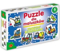 Alexander Puzzle dla maluszkow - Maszyny Budowlane - 0541 0541 (5906018005417) ( JOINEDIT14253267 ) bērnu rotaļlieta