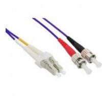 InLine Patchcord swiatlowodowy LC/ST 50/125µm OM4 2m (88502P) ( 88502P 88502P 88502P ) tīkla kabelis