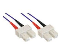 InLine Patchcord swiatlowodowy SC/SC  50/125µm   OM4 3m (83503P) ( 83503P 83503P 83503P ) tīkla kabelis