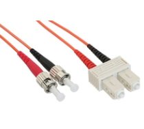 InLine Patchcord swiatlowodowy SC/ST  50/125micro;m  OM2   1m (82501) ( 82501 82501 82501 ) tīkla kabelis