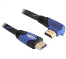 HDMI Kabel Delock Ethernet A - A St/St 2.00m 90  links 4K ( 82956 82956 82956 ) kabelis video  audio