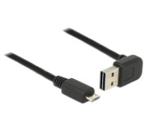 USB Kabel Delock A - Micro-B St/St 1.00m 90 sw Easy USB ( 83535 ) USB kabelis