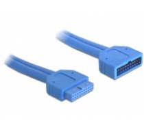 USB3.0 Verl. Delock Pinheader 19Pin - 19pin St/Bu 0.45m ( 82943 82943 82943 ) kabelis datoram