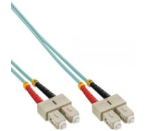 InLine Patchcord swiatlowodowy SC/SC  50/125micro;m   OM3 0.5m (83555O) ( 83555O 83555O 83555O ) tīkla kabelis