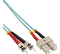 InLine Patchcord swiatlowodowy SC/ST  50/125micro;m   OM3 1m (82501O) ( 82501O 82501O 82501O ) tīkla kabelis