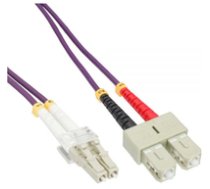 InLine Patchcord swiatlowodowy LC/SC  50/125µm   OM4 0.5m (88644P) ( 88644P 88644P 88644P ) tīkla kabelis