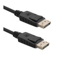 Qoltec 50453 DisplayPort v1.1 M/M DP v1.1 1080p Kabelis 2m Melns ( 50453 5901878504537 ) kabelis video audio