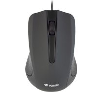 USB wired mouse 3 buttons rubberized surface 1000DPI ( 8590669176892 YMS 1015BK YMS 1015BK SUVA ) Datora pele