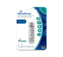 MediaRange USB-Stick 16 GB USB 3.1 combo mit USB Type-C ( MR935 ) USB Flash atmiņa