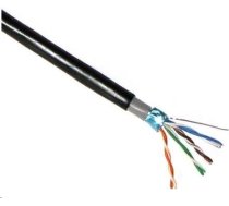 Lynx CS Kabel instalacyjny Cat5E  drut  PVC  305m (LX-SLD-FTP5E-OUTDJP-BK) LX-SLD-FTP5E-OUTDJP-BK ( JOINEDIT18926749 ) tīkla kabelis