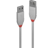 Lindy USB 2.0 Verlangerung Typ A/A Anthra Line M/F 0.5m ( 36711 36711 36711 ) USB kabelis