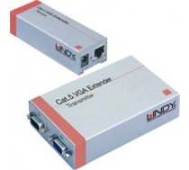 System przekazu sygnalu AV Lindy Przedluzacz VGA (extender) adapter na RJ-45 CAT5e/6 Lindy 32537 do 300m 5352756 (4002888325370) ( JOINEDIT18275995 )