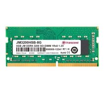 Transcend JetRam  SO DDR4  8GB PC 3200 CL22 JM3200HSB-8G ( JM3200HSB 8G JM3200HSB 8G ) operatīvā atmiņa