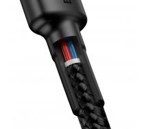 Baseus CATKLF-H91 (USB type C M - USB 2.0 M; 2m; black and red color) ( CATKLF H91 CATKLF H91 ) USB kabelis
