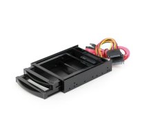 Gembird 3.5'' mobile rack for two SATA 2.5'' drives  black color ( MR3 2SATA2.5 01 MR3 2SATA2.5 01 MR3 2SATA2.5 01 ) piederumi cietajiem diskiem HDD