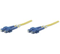 Intellinet Fiber optic patch cable SC-SC duplex 5m 9/125 OS2 singlemode ( 303720 303720 ) tīkla kabelis