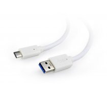 Gembird USB 3.0 cable to type-C (AM/CM)  1m  white ( CCP USB3 AMCM 1M W CCP USB3 AMCM 1M W CCP USB3 AMCM 1M W ) USB kabelis