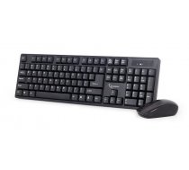 Gembird Wireless desktop set US layout black ( KBS W 01 3640734 ) klaviatūra